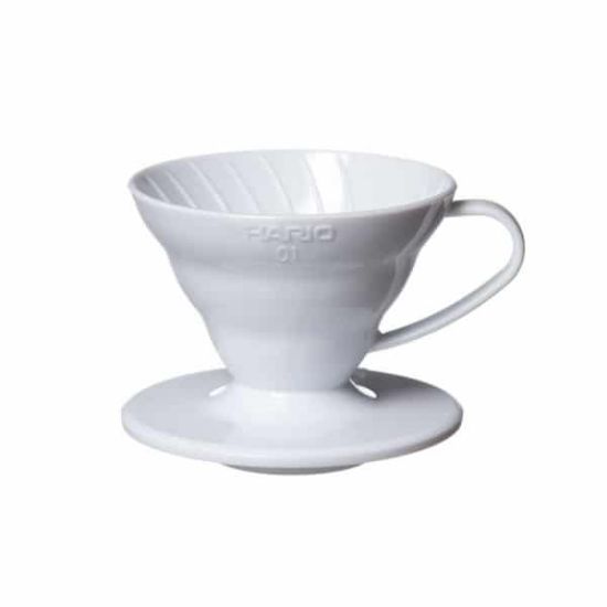 Pilt HARIO V60 koonus plastik valge 01