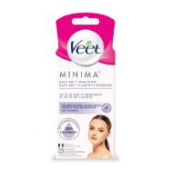 Pilt VEET MINIMA Easy Gel lõhnatud vaharibad näole, 20 tk
