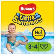 Pilt Huggies ujumismähkmed Little Swimmers 3-4 7-15kg 12tk
