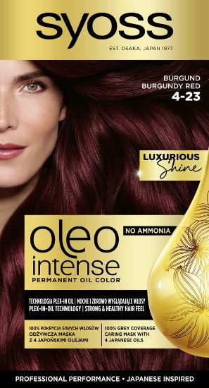 Pilt Syoss Oleo Intense 4-23 BURGUNDIA PUNANE