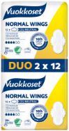 Pilt Vuokkoset hügieeniside Normal Wings  2x12tk