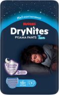 Pilt Huggies püksmähkmed DryNites 49-60kg 13+ aastane poiss 9tk