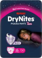 Pilt Huggies püksmähkmed DryNites 49-60kg 13+ aastane tüdruk 9tk