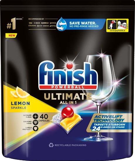 Pilt FINISH Quantum Ultimate 40 tab. Lemon