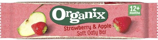 Pilt Organix pehme kaerabatoon maasika-õuna 23g