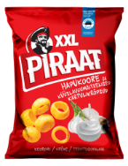 Pilt Piraat kartulikrõpsud XXL hapukoore ja küüslauguga 220g