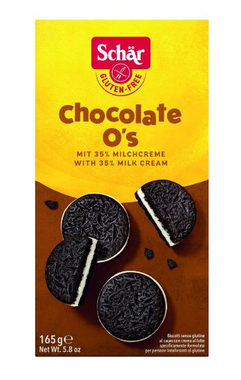 Pilt Schär Chocolate O's kakaoküpsis, gluteenivaba 165g