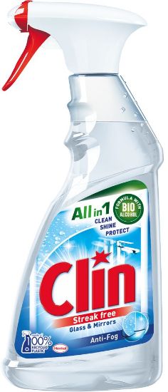 Pilt Clin klaasipuhastusvahend Windows AntiFog 500 ml