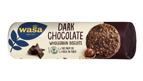 Pilt WASA täisteravilja küpsised tumeda šokolaadiga 230g