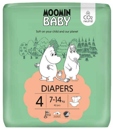 Pilt Moomin Baby mähkmed Nr4 7-14kg 42tk