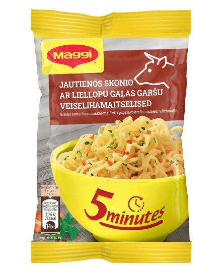 Pilt Maggi kiirnuudlid veiselihamaitselised, 59.2g