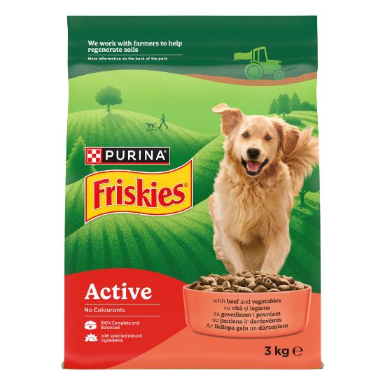 Pilt Friskies kuiv koeratoit ACTIVE veis 3kg