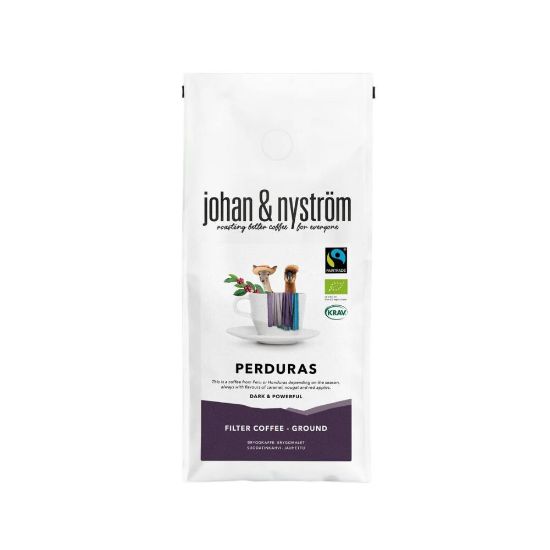 Pilt Johan & Nyström ECO Perduras Organic Fairtrade jahvatatud kohv 500g