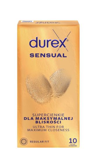 Pilt DUREX Kondoomid Sensual 10 TK