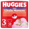 Pilt Huggies püksmähkmed Pants Little Movers 3 Girl 6-11kg 58tk
