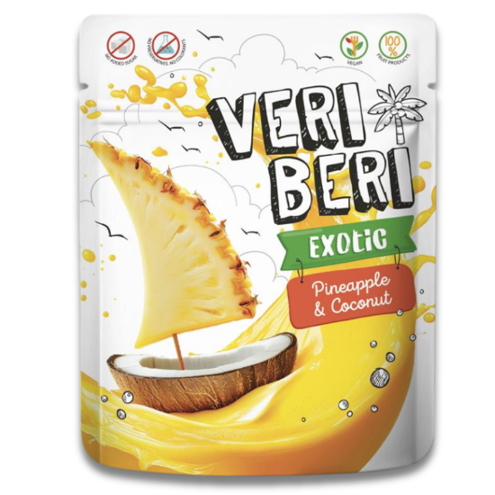 Pilt Veri Beri Exotic ananassi- ja kookosekangikesed 50g