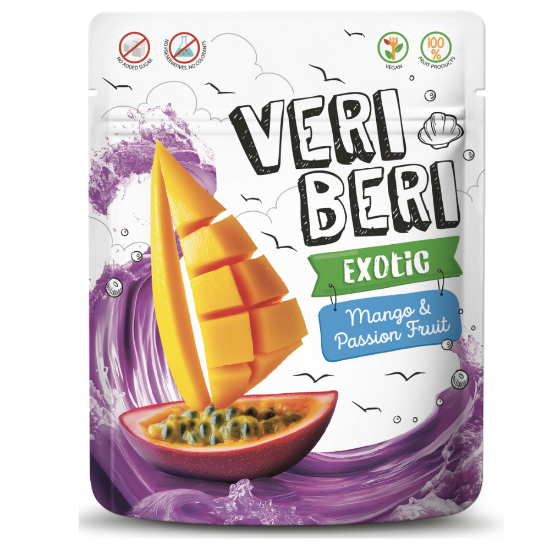 Pilt Veri Beri Exotic mango- ja passioniviljakangikesed 50g