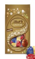 Pilt Lindt Lindor šokolaadiassortii Lihavõttemunad 180g