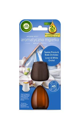 Pilt AIR WICK Aroma Mist Linen & White Orchid täide 20 ML
