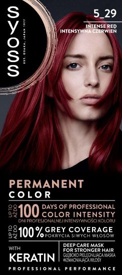 Pilt Syoss Color 5-29 INTENSIIVNE PUNANE