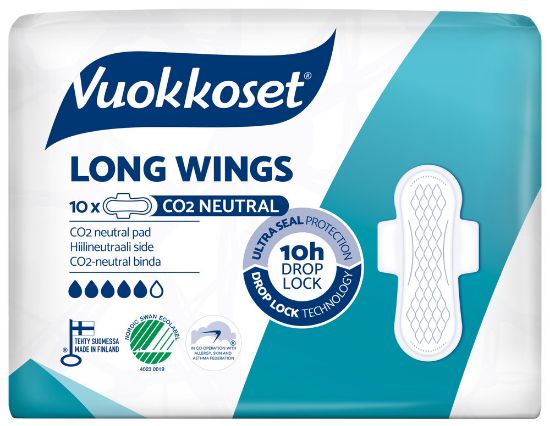 Pilt Vuokkoset hügieeniside Long Wings 10tk