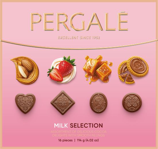 Pilt Pergale assortiikarp Milk Selection 114g