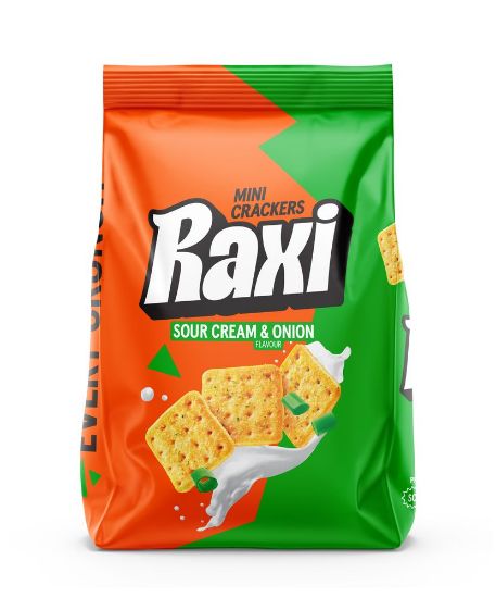 Pilt Pergale mini kreekerid Raxi hapukoore-sibulamaitselised 100g