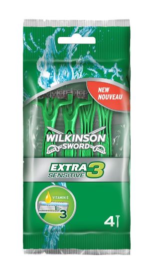 Pilt Wilkinson raseerija Extra3 Sensitive Men 4tk/pk