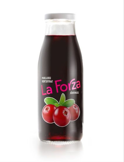 Pilt La Forza mahlajoogi kontsentraat jõhvikas 0,5L