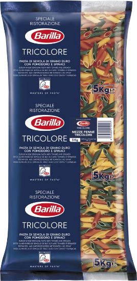 Pilt Barilla pasta Meze Penne Tricolore, 5kg*