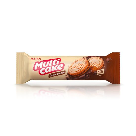 Pilt Roshen küpsised Multicake kakaokreemiga 180g