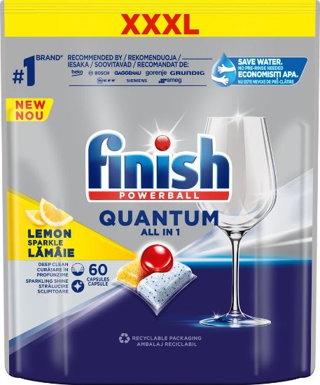 Pilt FINISH Quantum 60 tab. Lemon