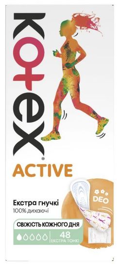 Pilt Kotex pesukaitse Active Deo 48tk