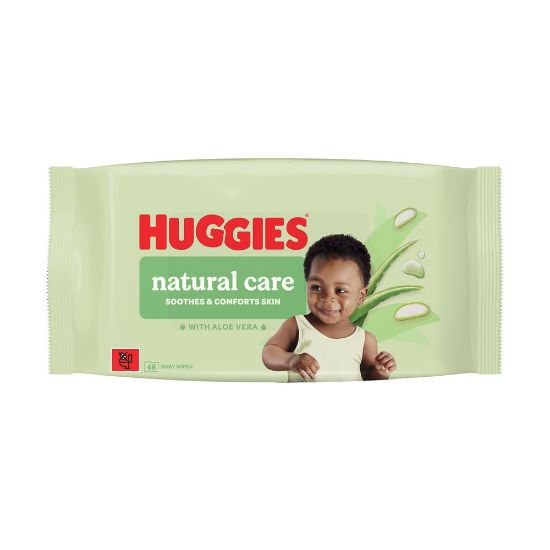 Pilt Huggies niisked salvrätikud Natural Care 48tk