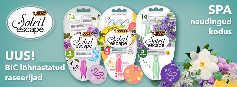 Bic Soleil lõhnastatud raseerijad