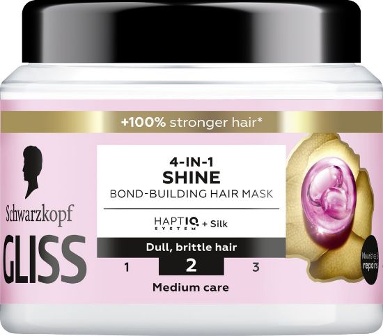 Pilt Gliss juuksemask 4in1 SHINE 400ml