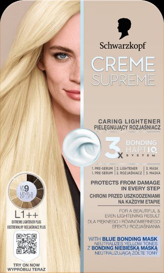 Pilt Schwarzkopf Crème Supreme INTENSIIVNE BLONDEERIJA PLUS