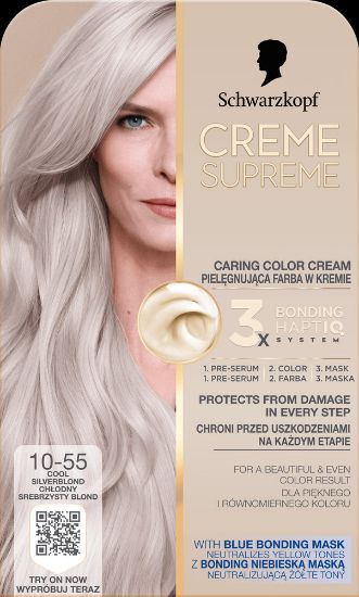 Pilt Schwarzkopf Crème Supreme 10-55 PLAATINA HÕBEBLOND