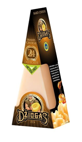 Pilt DŽIUGAS Kõva juust Delicate, 24kuud, 40% 180g