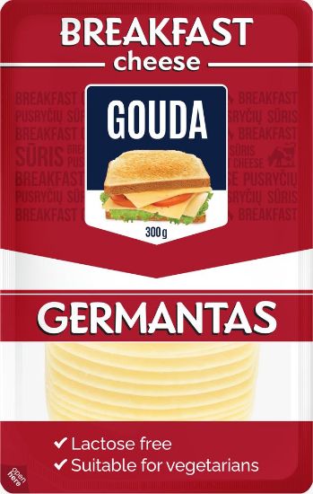 Pilt Germantas juust Gouda, 45% rasva, 300g