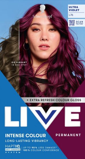 Pilt Live püsivärv L76 ULTRAVIOLETNE