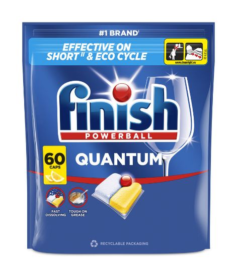 Pilt FINISH Quantum 60 tab. Lemon