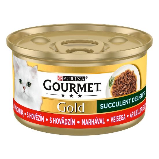 Pilt Gourmet Gold kiisueine Succulent Delights veisega 85g
