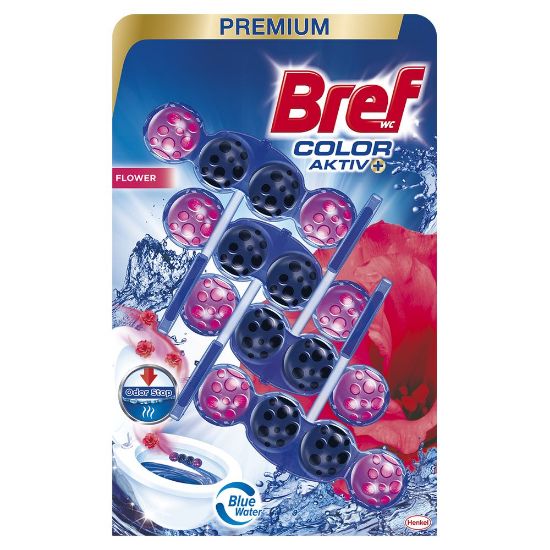Pilt Bref WC värskendaja Color Aktiv Fresh Flowers 4x50g