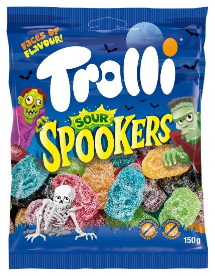 Pilt Trolli kummikommid Sour Spookers 150g