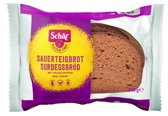 Pilt Schär Surdegsbröd juuretisega leib, gluteenivaba 240g