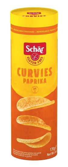Pilt Schär Curvies Paprika kartulikrõpsud, gluteenivaba 170g