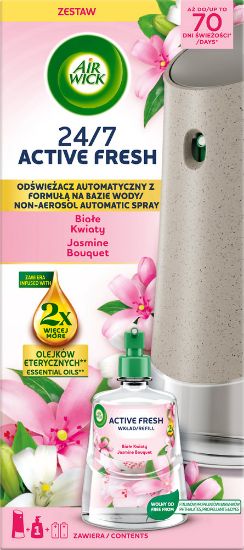 Pilt AIR WICK Active Fresh Jasmine Bouquet komplekt 228 ML