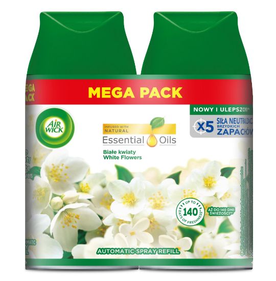 Pilt AIR WICK Freshmatic White Flowers täide 2x250 ML