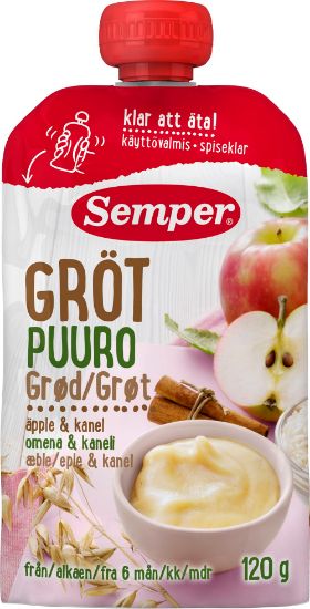 Pilt (PARIM ENNE) Semper valmispuder õuna-kaneeli 120g 6k